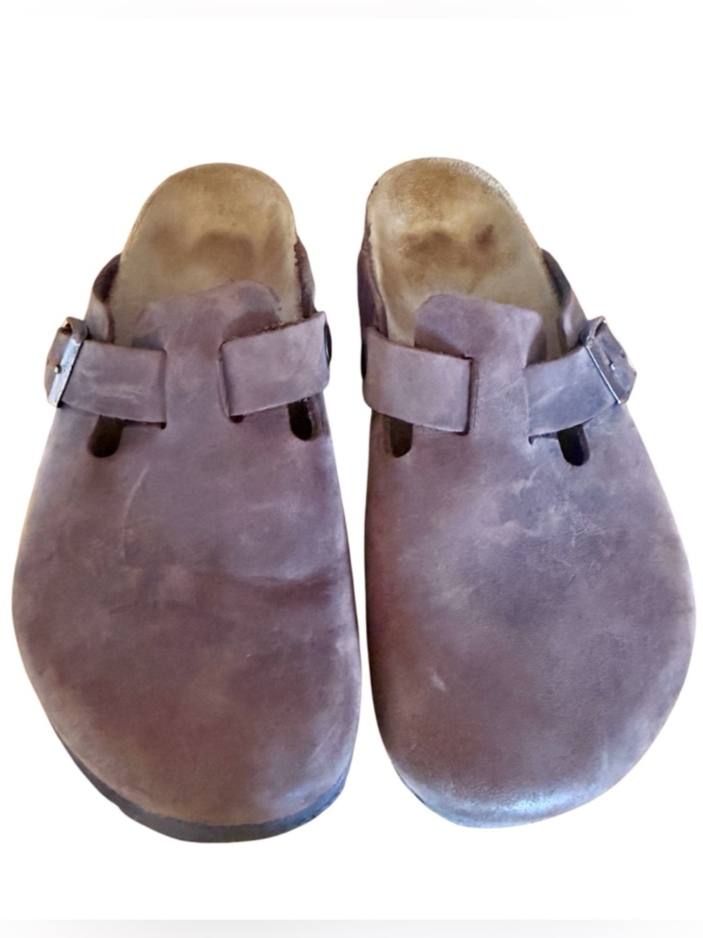 Birkenstock Boston Clogs in Havana Oiled Leather • Size 38 • Regular/Wide Width